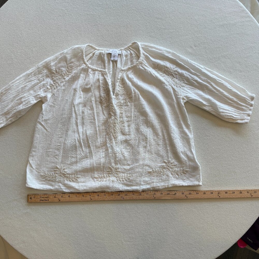 House of Harlow 1960 Bohemian Flowy Boho Peasant Blouse Top sz S